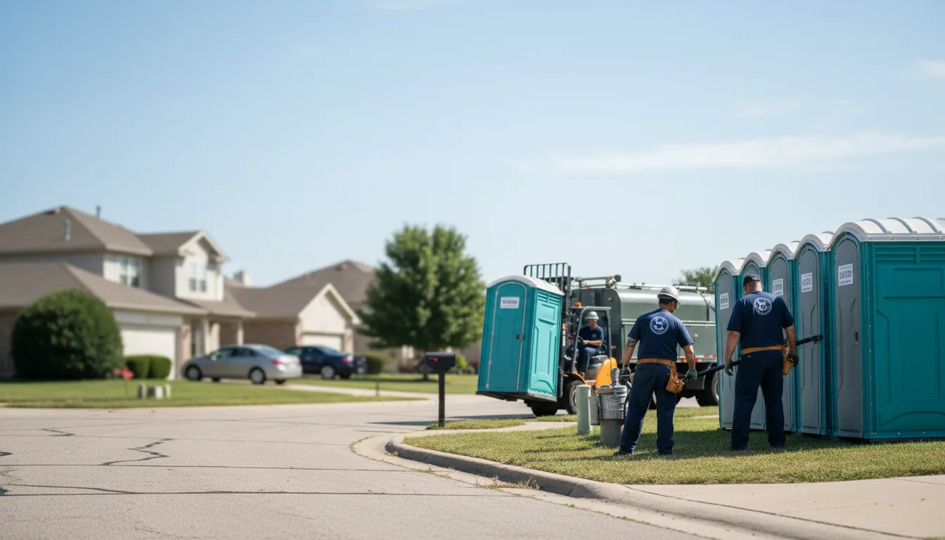 Porta Potty Rental in Doucette, TX near me